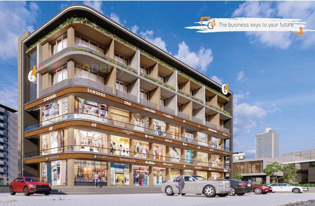 Architectural rendering of Gopal 4 commercial development