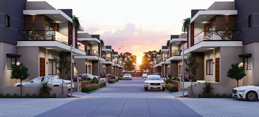 Architectural rendering of Nand Vihar 2 development