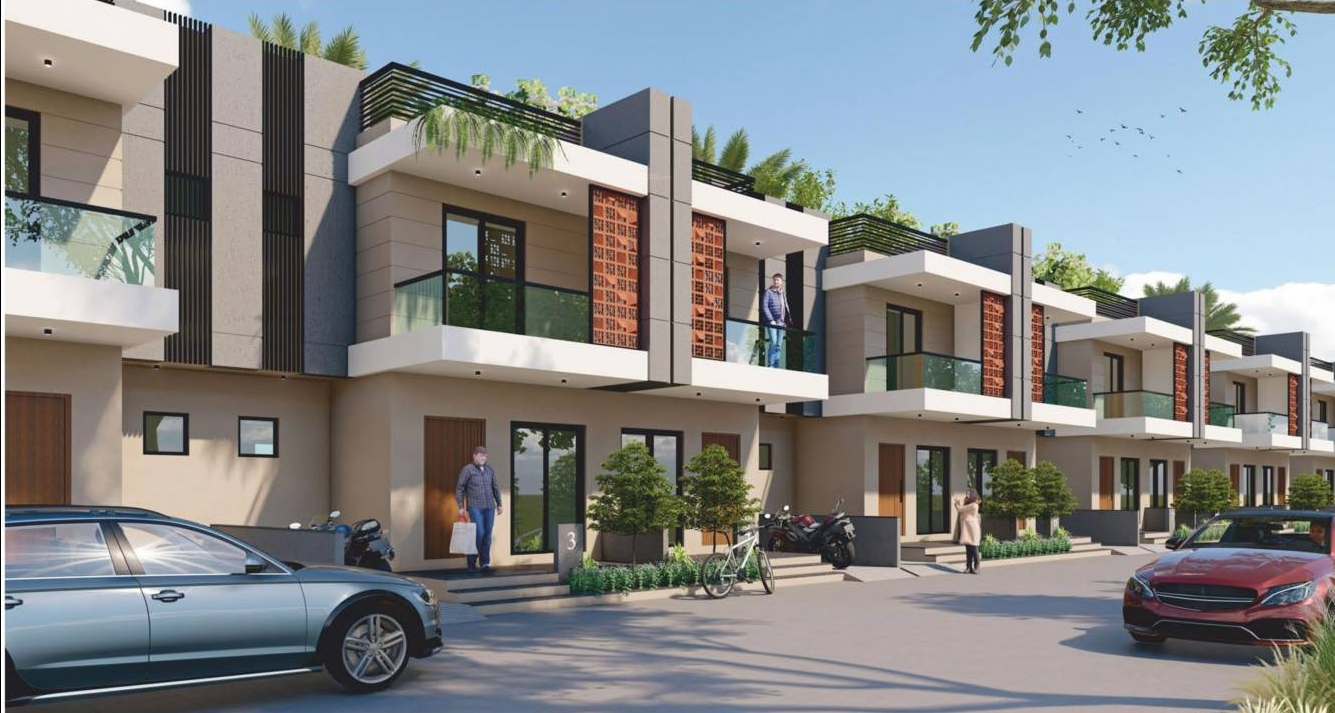 Architectural rendering of the Nand Vihar 4 residential development